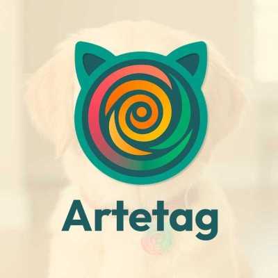 Placa para mascota Huella de amor