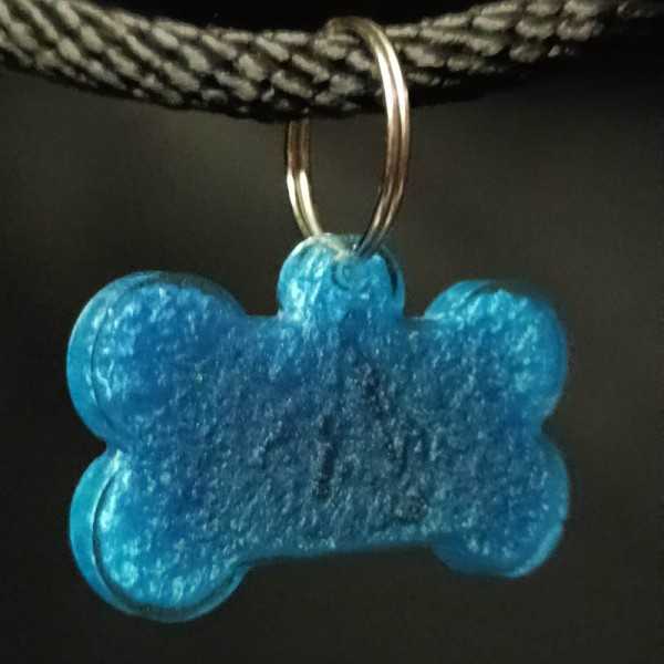 Placa para mascota Hueso de Hielo