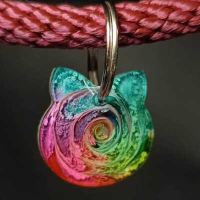 Placa para mascota Remolino