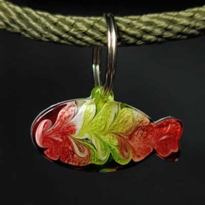 Placa para mascota Pez aurora