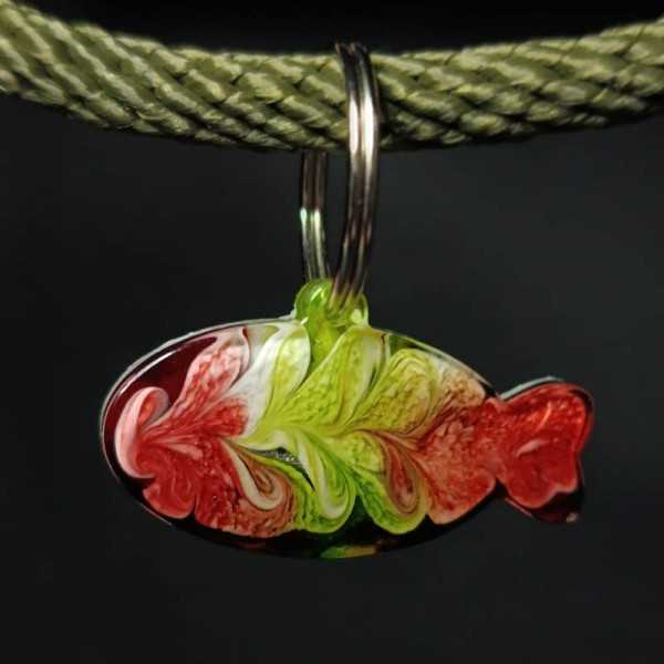 Placa para mascota Pez aurora